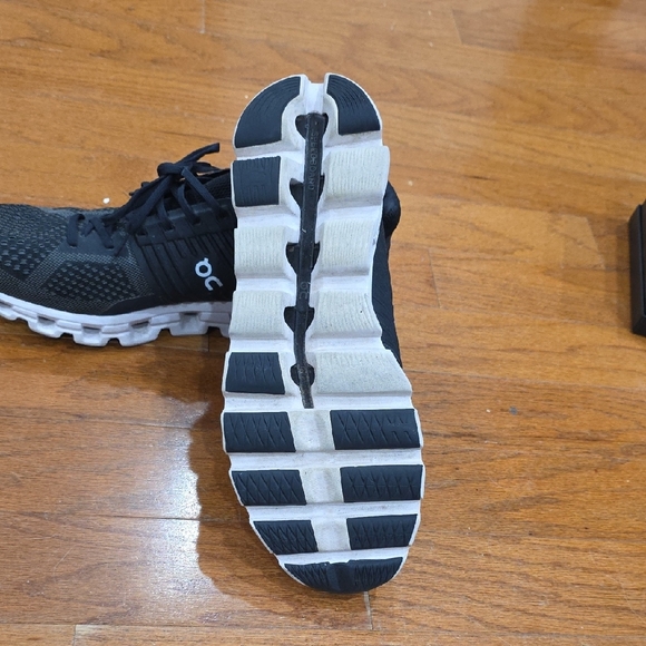 On Running Black and Gray Athletic Shoes - Picture 3 of 5